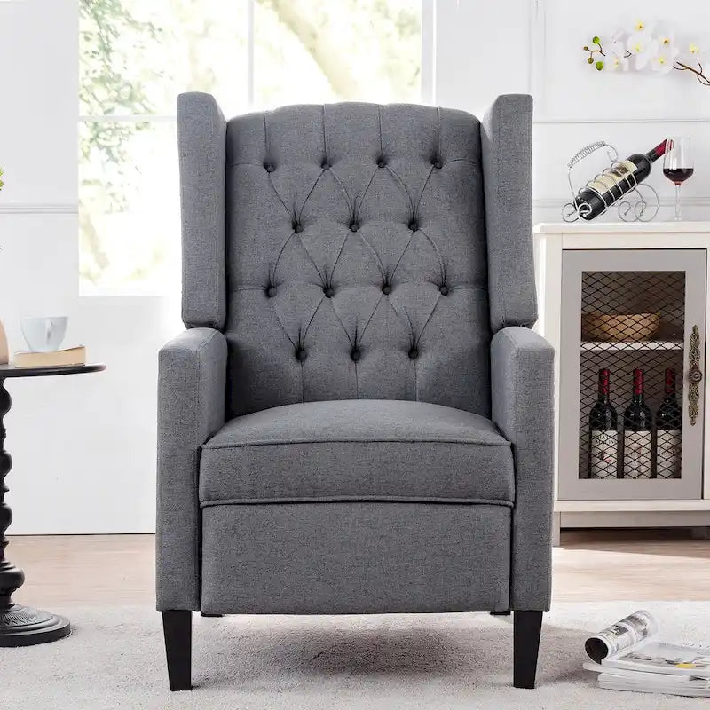 Fauteuil inclinable à oreilles manuel large - 34.45 x 27.16 x 40.55