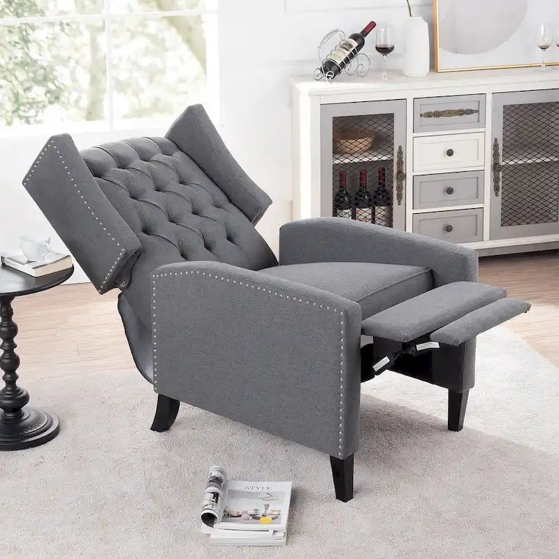 Fauteuil inclinable à oreilles manuel large - 34.45 x 27.16 x 40.55