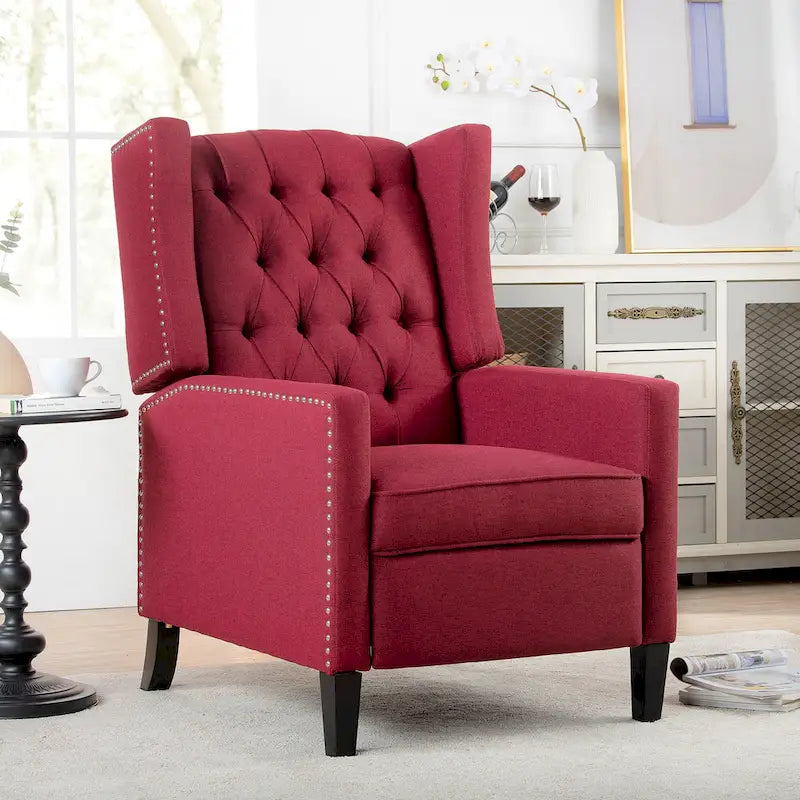 Fauteuil inclinable à oreilles manuel large - 34.45 x 27.16 x 40.55