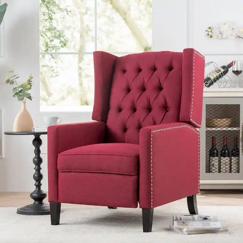 Fauteuil inclinable à oreilles manuel large - 34.45 x 27.16 x 40.55