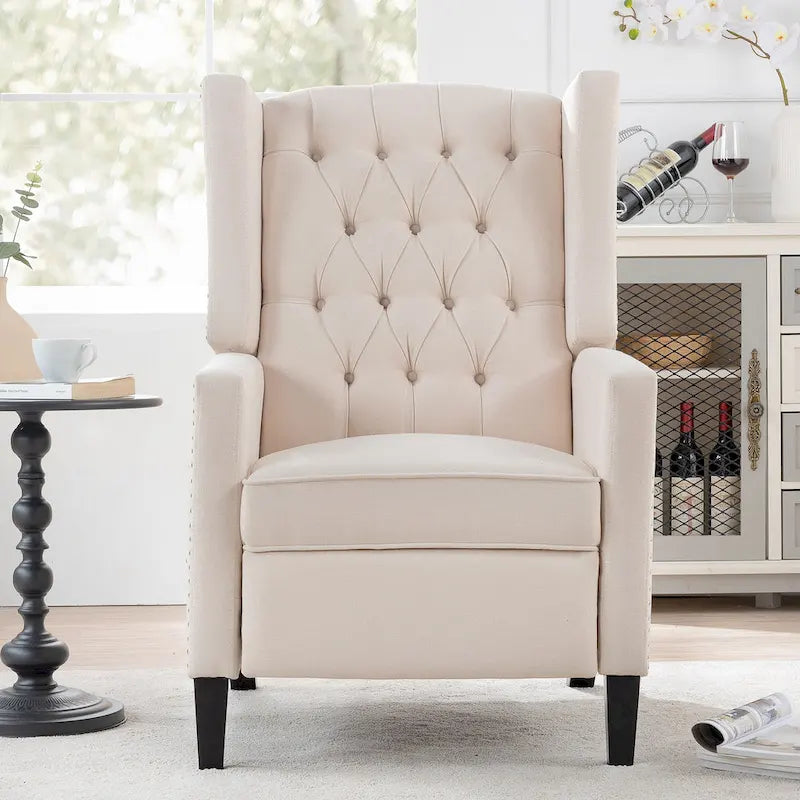 Fauteuil inclinable à oreilles manuel large - 34.45 x 27.16 x 40.55