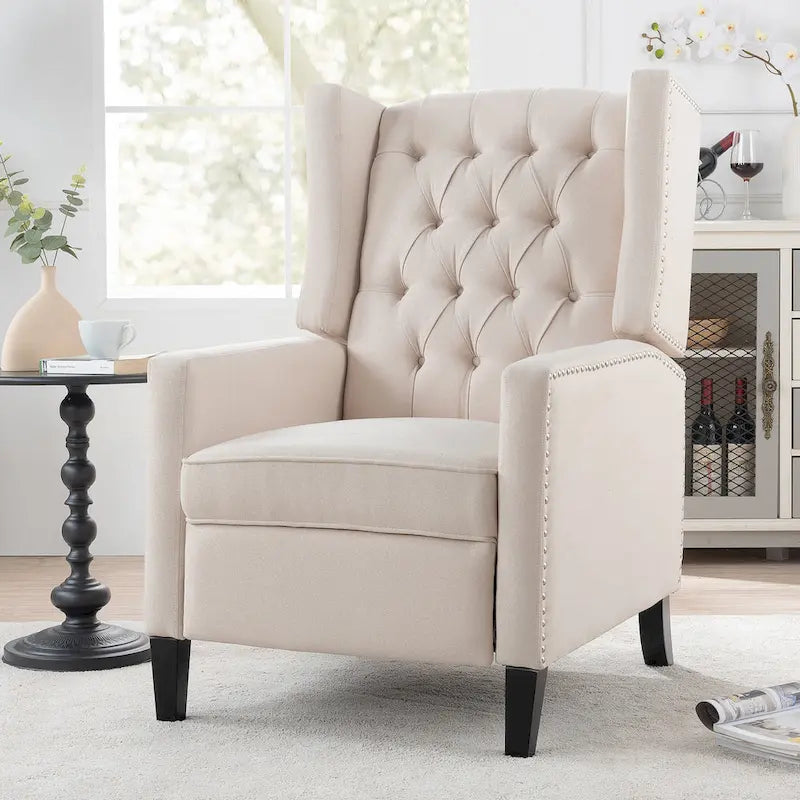 Fauteuil inclinable à oreilles manuel large - 34.45 x 27.16 x 40.55