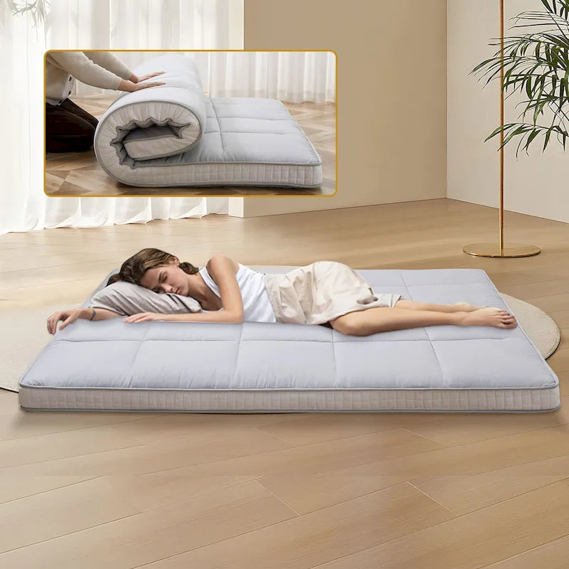 Roll-up-Bodenmatratze im japanischen Stil mit Aufbewahrungstasche