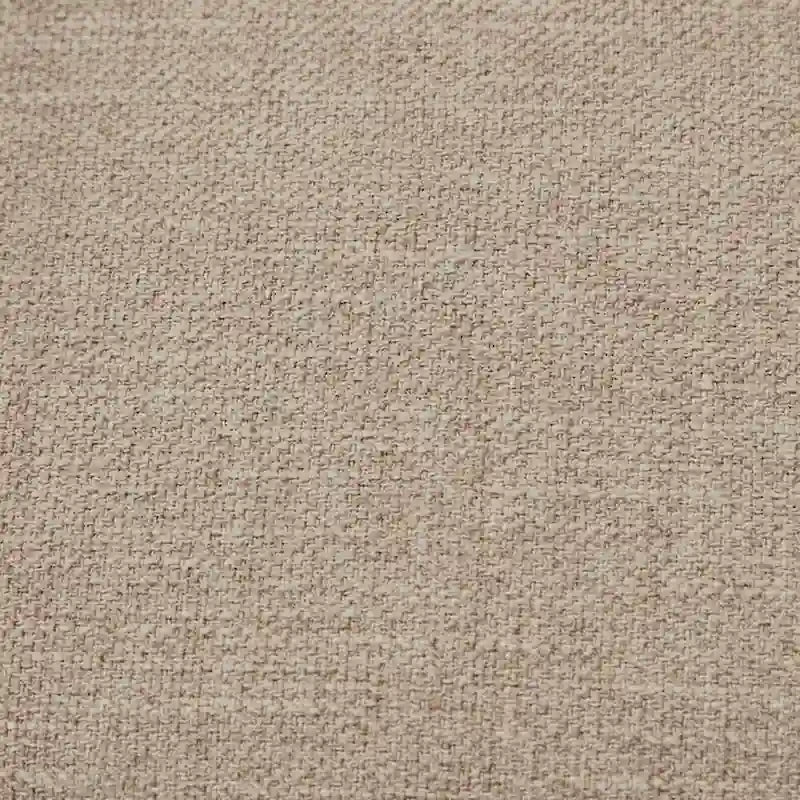 Juego de 2 sillas con brazos tapizadas y botones capitoné, silla decorativa con cojín lumbar, beige/gris/azul claro