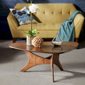 Dreieckiger Couchtisch aus Holz
