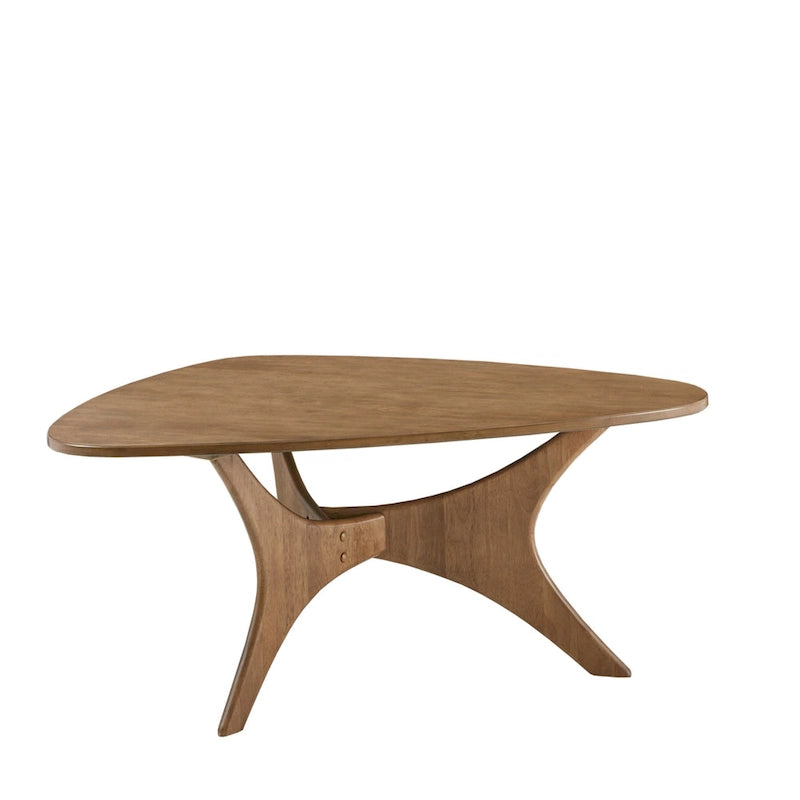 Dreieckiger Couchtisch aus Holz