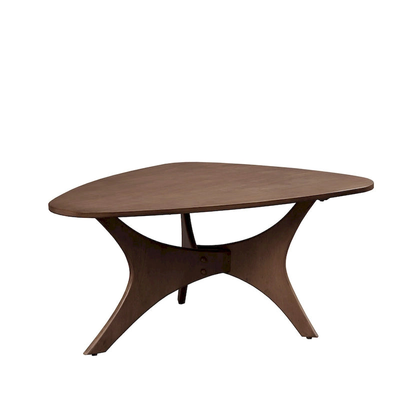 Dreieckiger Couchtisch aus Holz