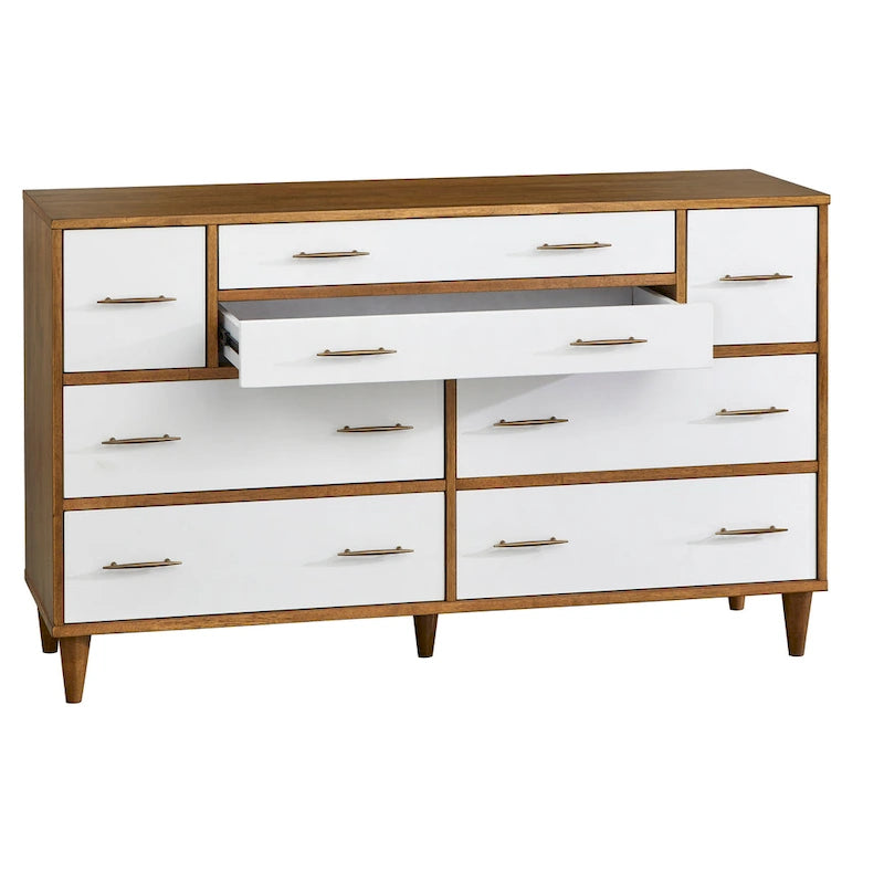 Kommode mit 8 Schubladen im Mid-Century-Modern-Stil