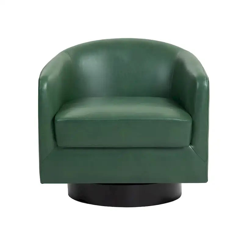 Juego de 2 sillas decorativas de tela giratorias 360, sillones tipo barril