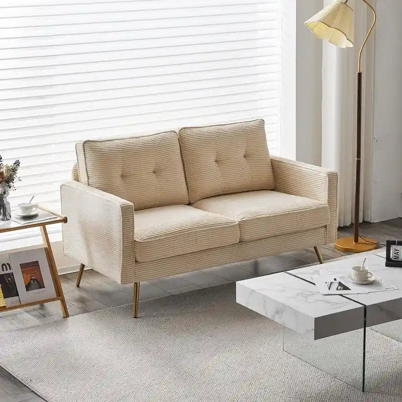 Modernes 56-Zoll-Zweisitzersofa