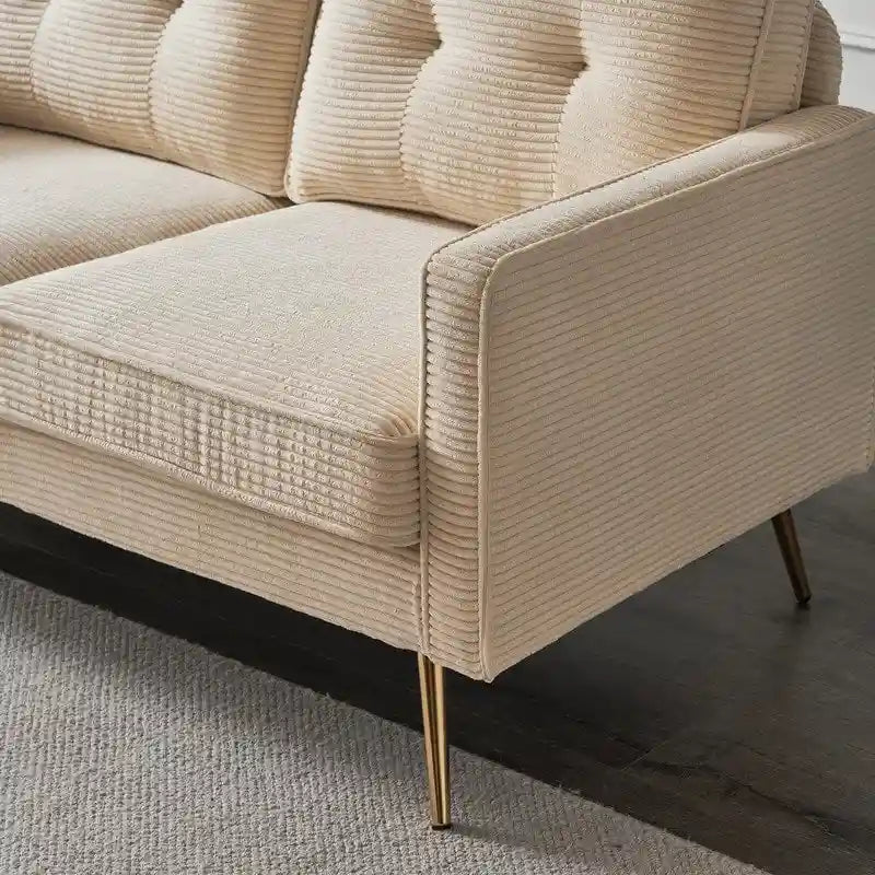 Modernes 56-Zoll-Zweisitzersofa