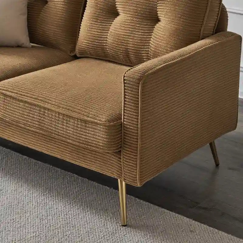 Modernes 56-Zoll-Zweisitzersofa
