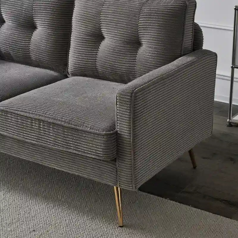 Modernes 56-Zoll-Zweisitzersofa