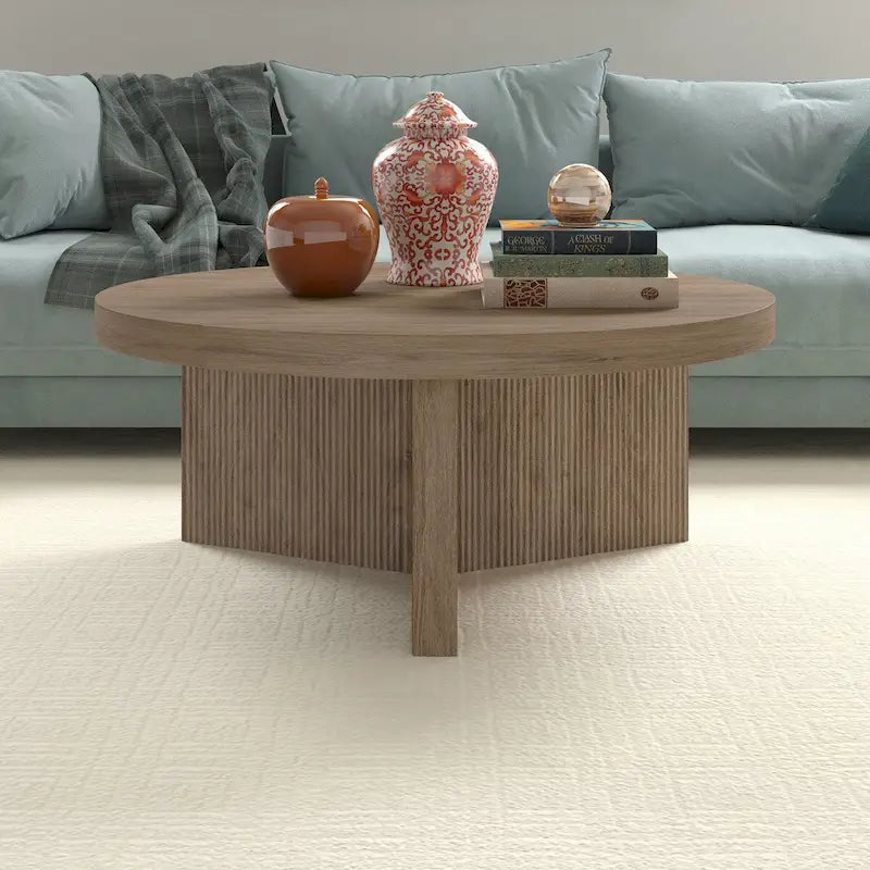 36 Zoll breiter runder Couchtisch - 36 Zoll breit