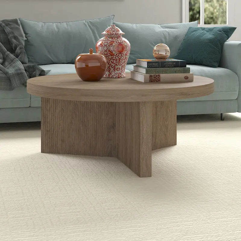 36 Zoll breiter runder Couchtisch - 36 Zoll breit