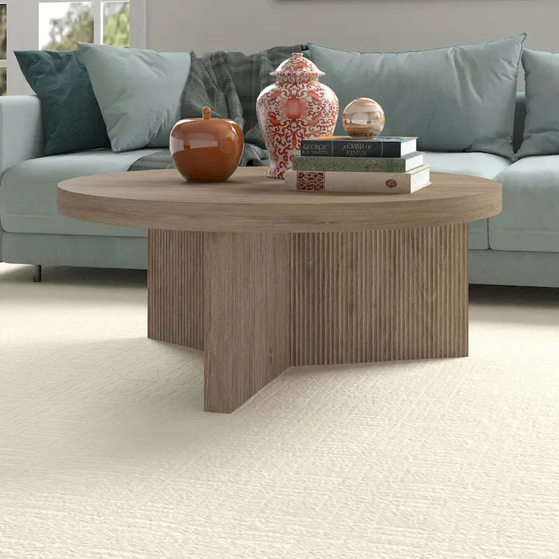 36 Zoll breiter runder Couchtisch - 36 Zoll breit